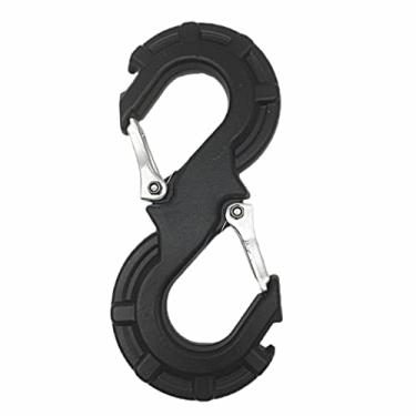 Imagem de Manilha rápida de guincho integrado em forma de S para caminhonete SUV de carro, reboque off-froad, com carga nominal de 8,981 kg e resistência à ruptura de 16.011 kg (preto)