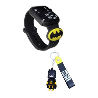 Imagem de Chaveiro Relógio Batman Infantil Digital Resiste à Água - SMACTUDO