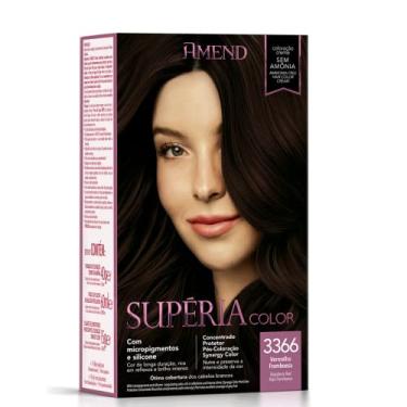 Imagem de Amend Vermelho Framboesa Supéria Color Coloração Creme Sem Amônia