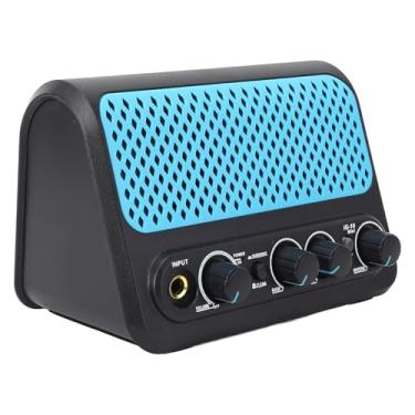 Imagem de Mini Amplificador de Guitarra, Amplificador de Guitarra Elétrico de Canal Duplo 10W Com Saída de Fone de Ouvido para Prática Portátil Em Qualquer Lugar