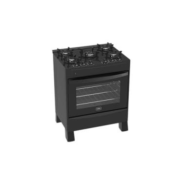 Imagem de Fogão Íris Glass 5 bocas Preto