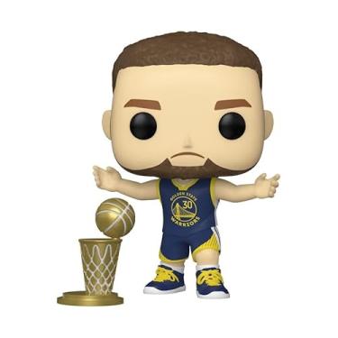Imagem de Funko Pop! NBA (Basquete): Warriors: Stephen Curry com troféu (exclusivo Fugitive Toys)