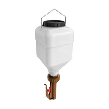 Imagem de SiaBiced Distribuidor de cereais, caixa dispensadora, balde de arroz, recipiente para armazenamento de alimentos, para copa, saguão, Barris Duplos