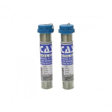 Imagem de Solda Em Tubo 63x34 25g Azul Solda Cast Cx 36
