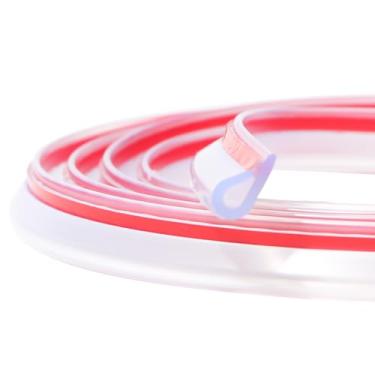 Imagem de Protetores de borda de porta de carro, protetor de vedação de borracha em forma de U, acabamento de borda de metal para a maioria das portas de carros, escotilhas, armários, painéis (1,5 m