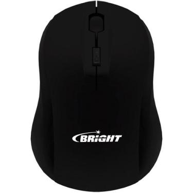 Imagem de Mouse Óptico Sem Fio Escocia Preto - Bright Homologação: 26571106163, 