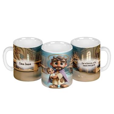 Imagem de Caneca branca católica divina animação (14952)