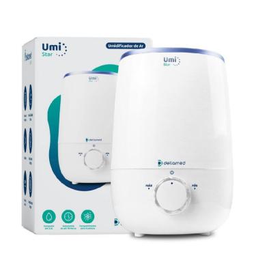 Imagem de Umidificador de Ar Ultrassônico 3,4 Litros Umi Star Dellamed Bivolt