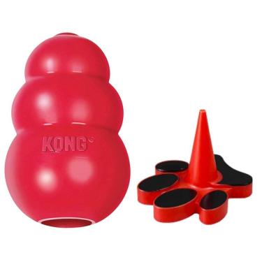 Imagem de Pluggy Suporte para Recheável New York Pets + Brinquedo Recheável Para Cães Kong Classi...