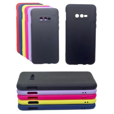 Imagem de Capa Proteção Capinha Para Galaxy S10e Aveludada Silicone - Mustangsho