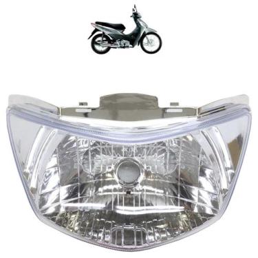 Imagem de Farol Completo Biz 125 2005 2006 2007 2008 2009 2010 Máscara Cromada C