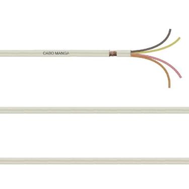 Imagem de 10 metros cabo manga bt 4x22 awg com malha blindado - TIAFLEX