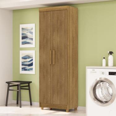 Imagem de Armário Multiuso Lavanderia Line 2 Portas Nature - Vila Rica