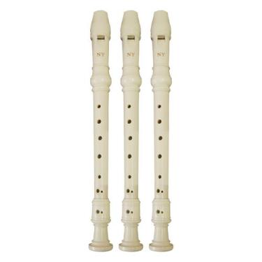 Imagem de Kit 3 Flautas Doce Germânica FL 20G New York