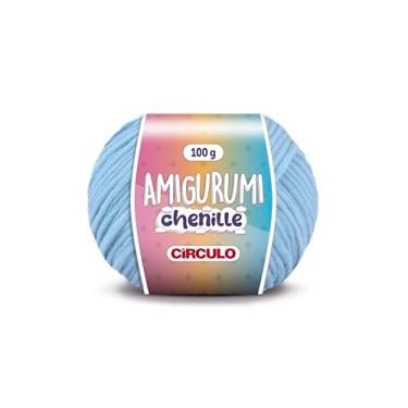 Imagem de Linha Amigurumi Chenille - Circulo - 100g - 110 metros - 909 TEX (2012-Azul Candy)