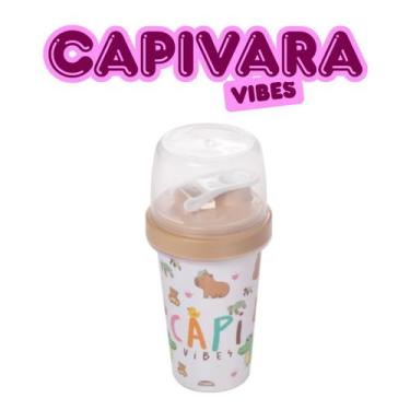 Imagem de Mini shakeira capivara 320ml - PLASUTIL