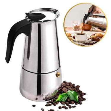 Imagem de Cafeteira Tipo Italiana Inox Faz 6 Xicaras 300ml - THIKA