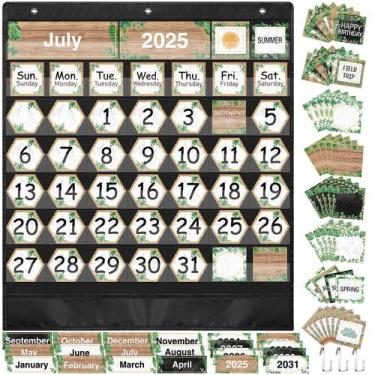 Imagem de Conjunto de gráficos de bolso com calendário de sala de aula Fulmoon G