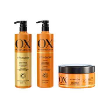 Imagem de Kit Ox Vita Glow Mari Maria Cond + Shampoo + Mascara