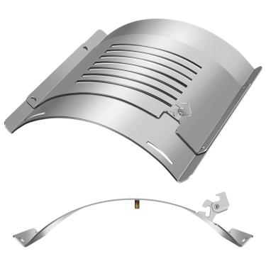 Imagem de Anrain Pb1230 Flame Broiler, Flame Broiler Slide Cover E Kit De Fundo Para Pit Boss 1230 Pellet/Gas Combo Grill, Compatível Com Pb1230Cc, Pb1100Psc2, Pb550G, Peças De Reposição Para Grelha Defumador