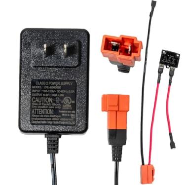 Imagem de ToiCottage Carregador De 2 Pinos 6 V Para Crianças, Carrinho Passeio Com Chicotes Elétricos, Peças Reposição, Bateria Volts, Conectores Brinquedos, Adaptador Tomada Alimentação Quadrado Vermelho