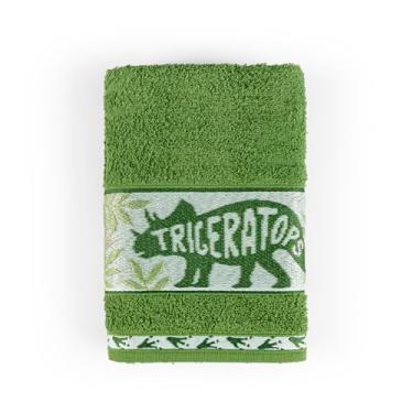 Imagem de Toalha de Banho Infantil Minimi Kids 100% Algodão Menina e Menino com Desenhos Felpuda Alta Absorção (Jurássico)