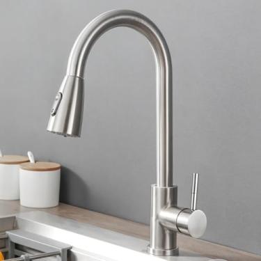 Imagem de Torneira Extensivel Gourmet Cozinha Bancada com Ducha Flexível Misturador Monocomando Água Quente e Fria