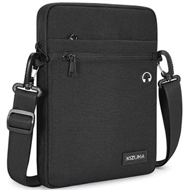 Imagem de KIZUNA Bolsa mensageiro para laptop de 10 polegadas - resistente à água para iPad Pro de 9,7 a 11 polegadas, Surface Go 3/26.7 cm, Galaxy Tab A, preta