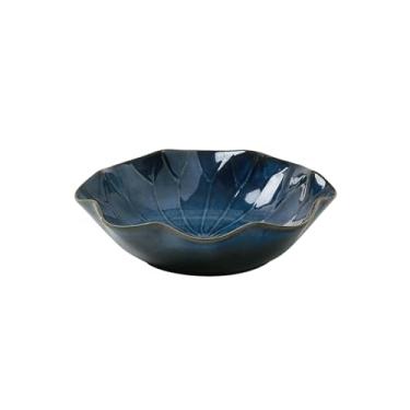 Imagem de Aquário japonês com chucrute chinês tigela de renda criativa de cerâmica doméstica - 30,5 cm.