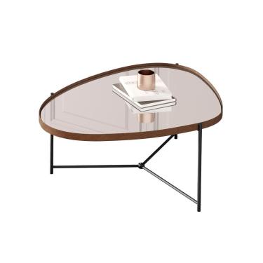 Imagem de Mesa de Centro Organica Alamanda Castanho - Moveis JB