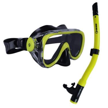 Imagem de Kit de Mergulho Infantil Búzios com Máscara e Snorkel - Fun Dive, Pret