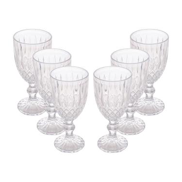 Imagem de Conjunto 6 Taças Água Wolff Greek 320ml Vidro Sofisticada