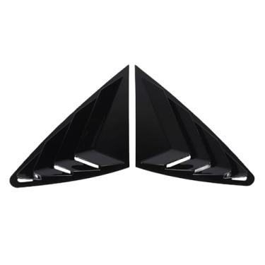 Imagem de lyrlody Trevas Janela Lateral Traseira, Cegas Triangulares Trenes de Ventilação de Ar, cupê GLC C254, 2pcs para 2024+, Privacidade Aprimorada e Fluxo de Ar, Atualização de Estilo, Resiliência a
