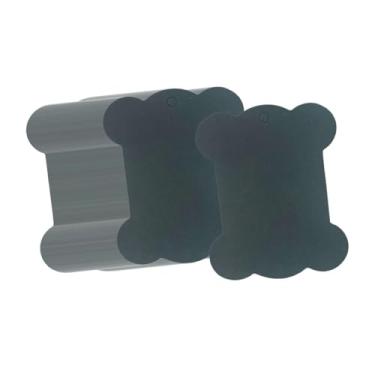 Imagem de Colaxi 100x Bobinas de Fio Dental Suporte de Linha Carretel Enrolador de Linha Cartão Bobinas de Bordado Organizador de Fio Dental, Preto