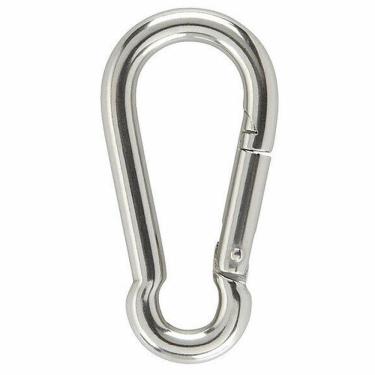 Imagem de Mosquetão Inox Simples 7Mm X 70Mm Sem Olhal