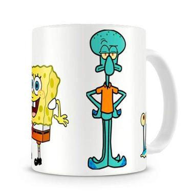 Imagem de Caneca Bob Esponja Personagens (ATG935) - Geek Premiere