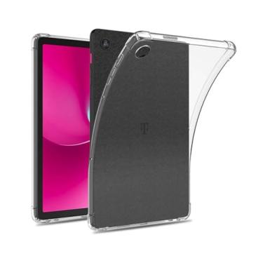 Imagem de Capa para tablet T-Mobile Revvl Tab 2 de 10,1 polegadas, capa de proteção para tablet NOUKAJU Tablet, TPU flexível ultra transparente, capa de proteção para Revvl Tab 2 (transparente)