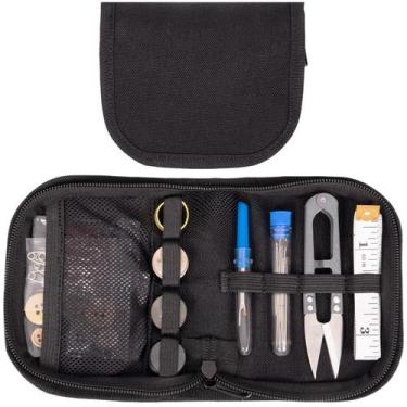 Imagem de Kit de costura VEPKOIT Military Survival com botões em estojo de nylon
