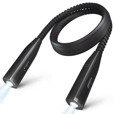 Imagem de Luz de leitura de pescoço LEPOWER-TEC 3 cores e 5 brilhos recarregável