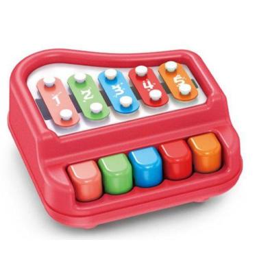 Imagem de Brinquedo Musical Xilofone Pianinho 5 Teclas - Shiny Toys