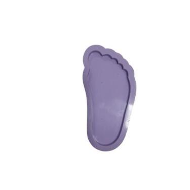 Imagem de R280 Molde de silicone pé ESQUERDO resina chaveiro decoração - confeit