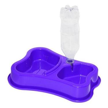 Imagem de Comedouro e bebedour duplo para cães e gatos - antiformiga - PET INJET