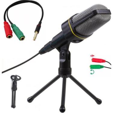 Imagem de Microfone Condensador Profissional Omnidirecional Celular - Leffa Shop