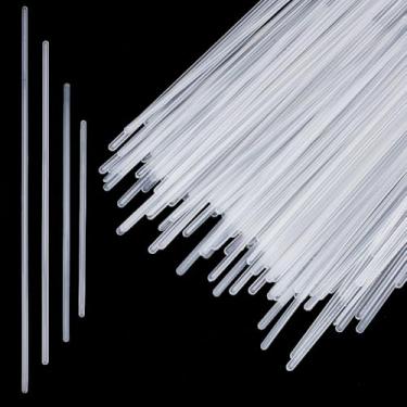 Imagem de OLYCRAFT Espartilho de polipropileno 120 peças para desossar 5,9/7,9/9,8/11,8 polegadas PP plástico transparente osso costura espartilho tira osso transparente espartilhos tira ossos para costurar