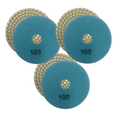 Imagem de 2X 3 Lixa Diamantada Grão 100 Porcelanato Granito Marmoraria