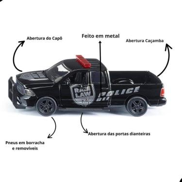 Imagem de Miniatura Camionete Ram 1500 Us Police Siku 1/50 Metal