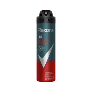 Imagem de Desodorante Aerossol Rexona Masculino Antibacterial Proteção 72 horas 