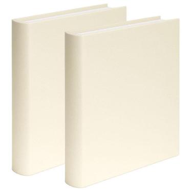 Imagem de Kit 2 Livro Caixa Porta Objetos Decoração 32X23Cm Marfim