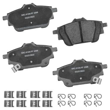 Imagem de Bendix Pastilhas de freio traseiras de cerâmica premium SBC2306 para Nissan Sentra 2023-2020