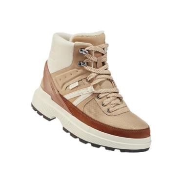 Imagem de Kizik Botas femininas sem cadarço Sierra: Solas de borracha duráveis para qualquer terreno, neve de inverno, caminhadas ou uso diário urbano - Latte W9.5